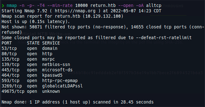 nmap-tcpscan